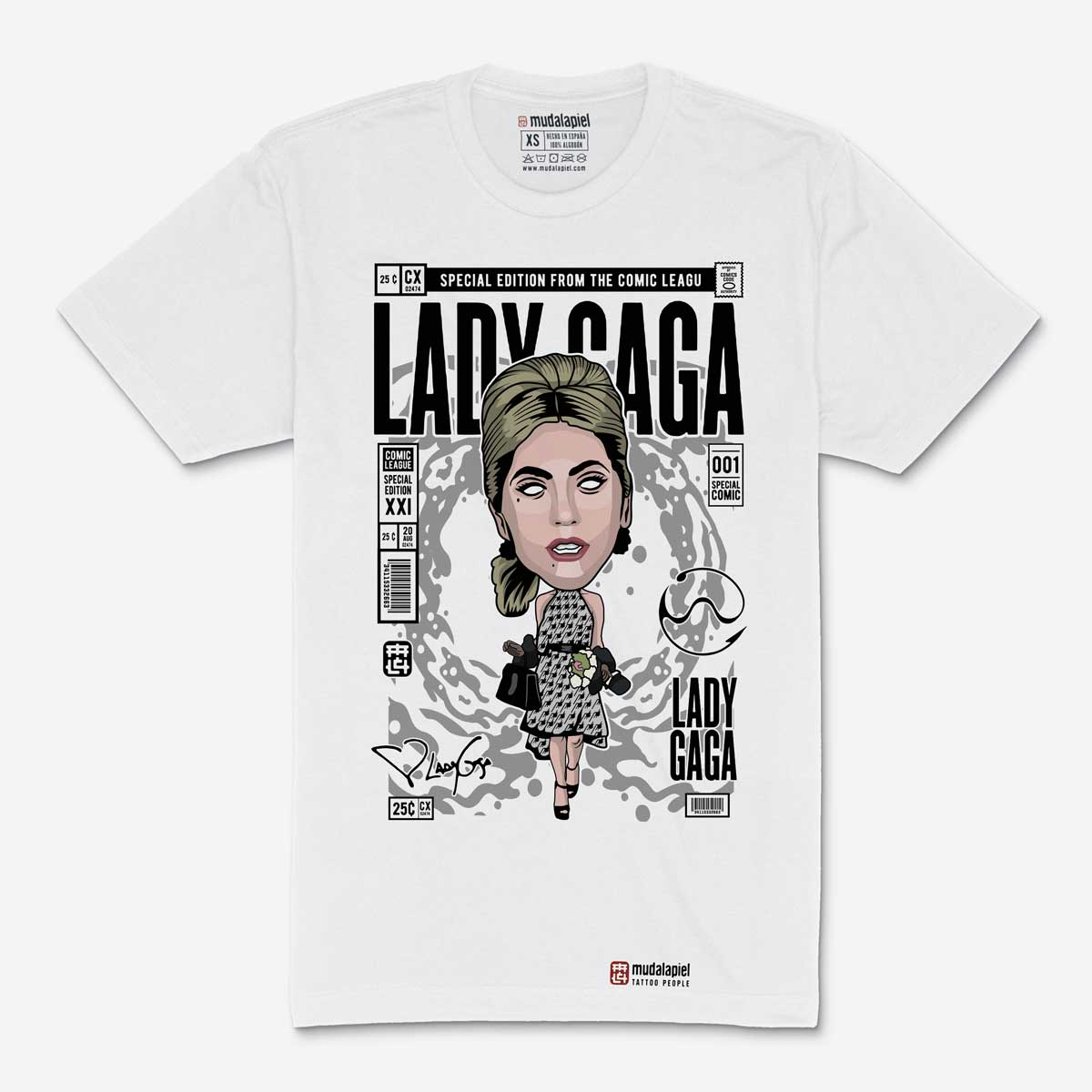 Camiseta LADY GAGA Tattoo Music