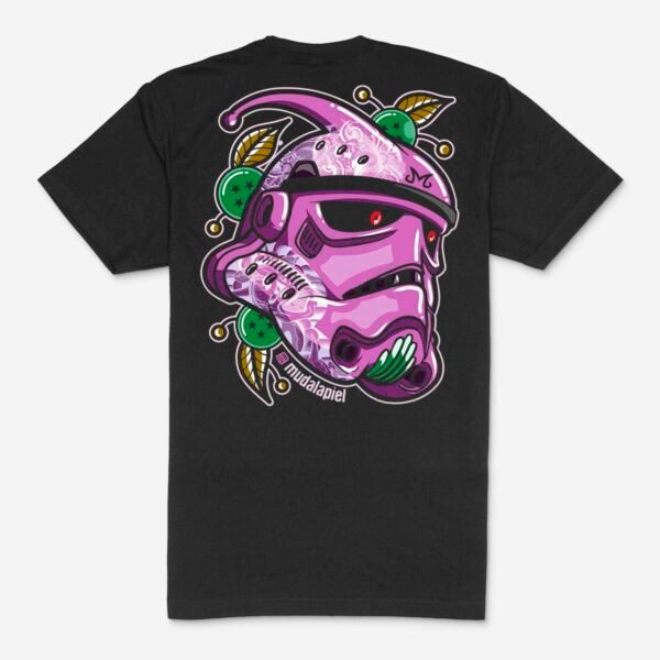 Camiseta Negra MAJIN BOO Tattoo Unisex Espalda