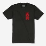 Camiseta Negra DEMONIO ONI JAPONES Tattoo Unisex Espalda